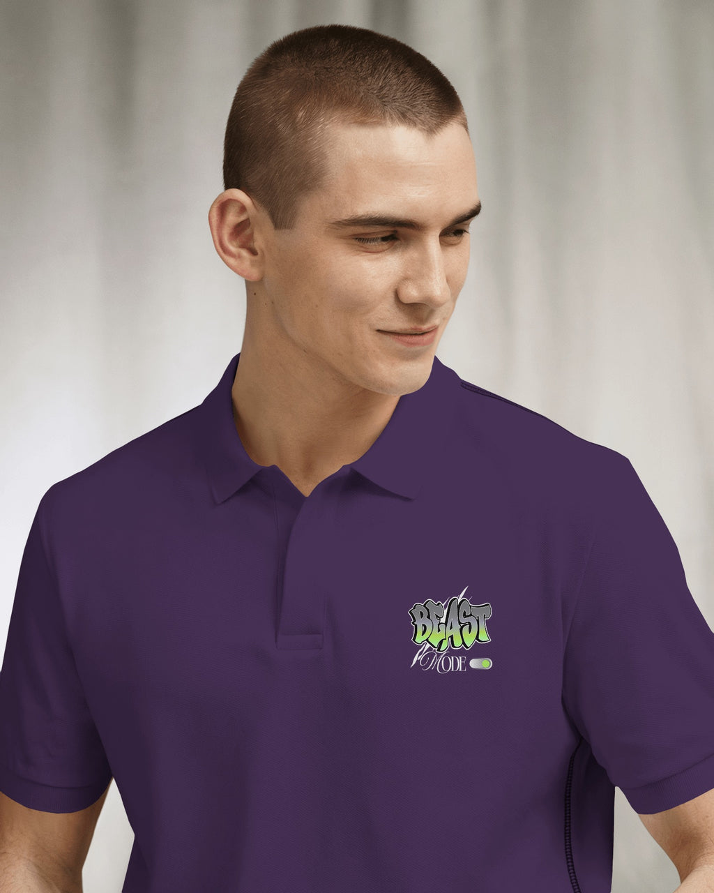Beast Mode Men's Embroidered Polo