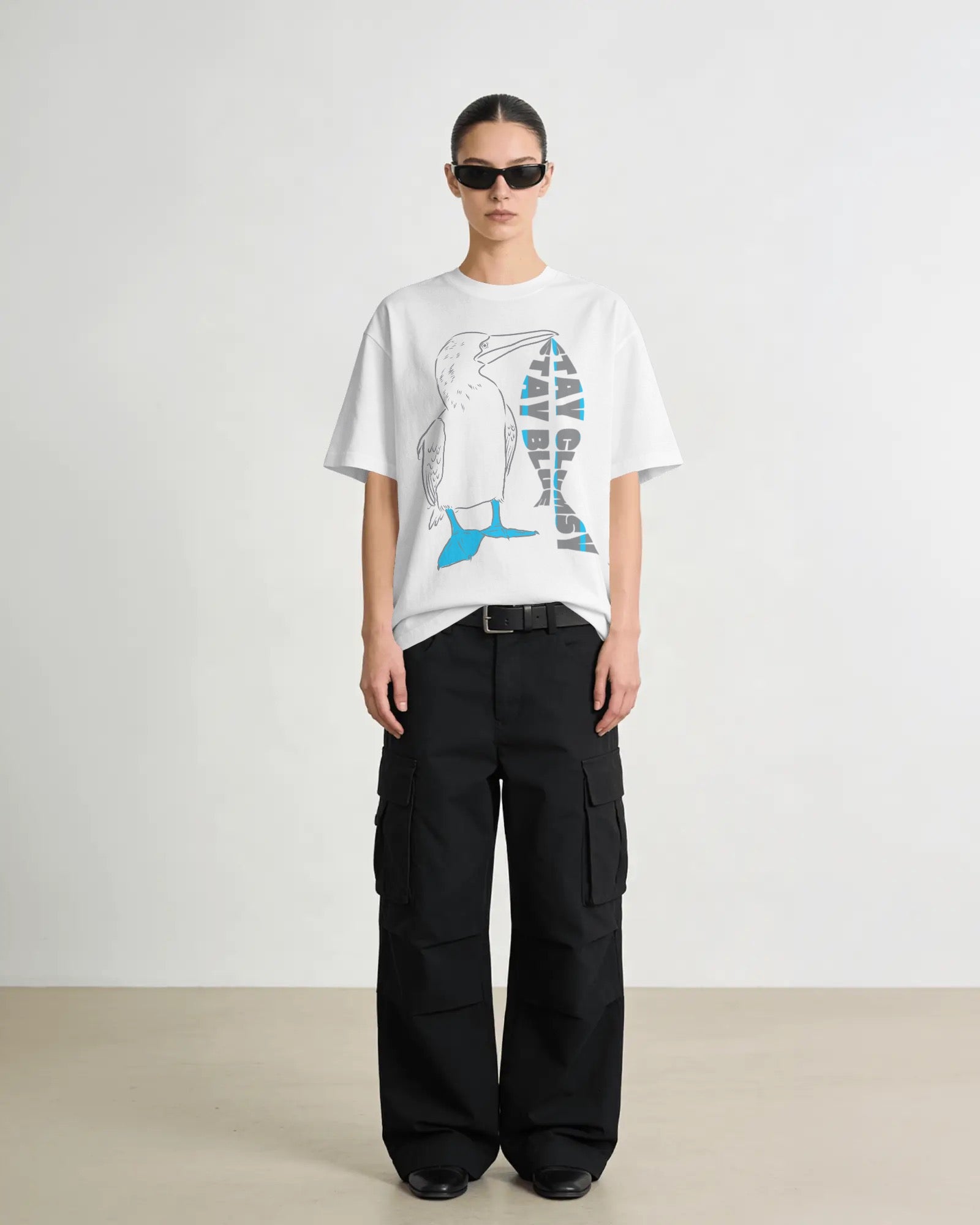 Stay Clumsy Unisex Premium Oversized T-Shirt