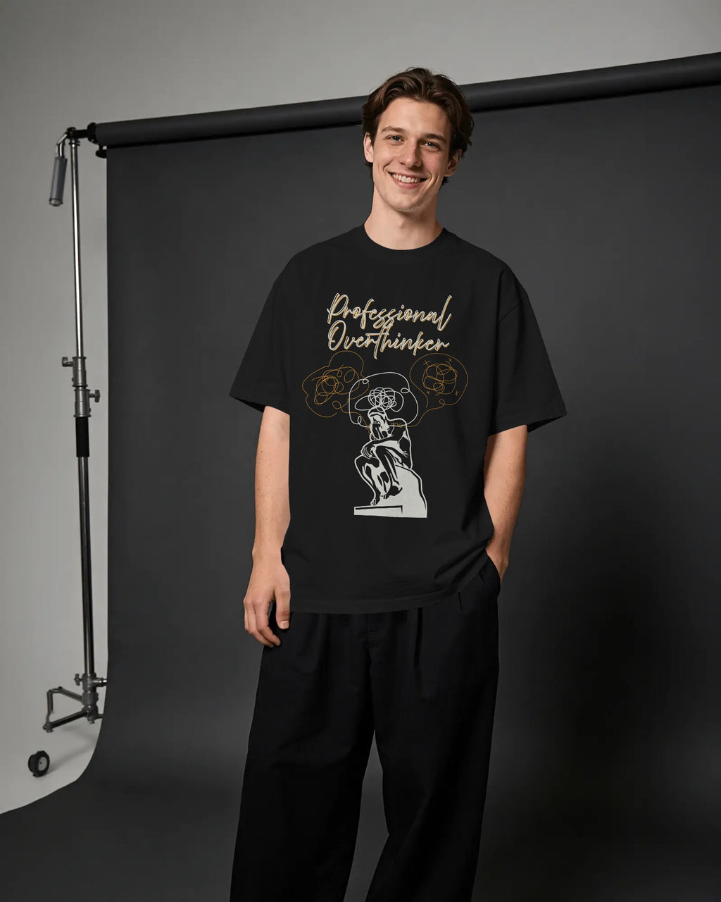 Overthinker Unisex Premium Oversized T-Shirt