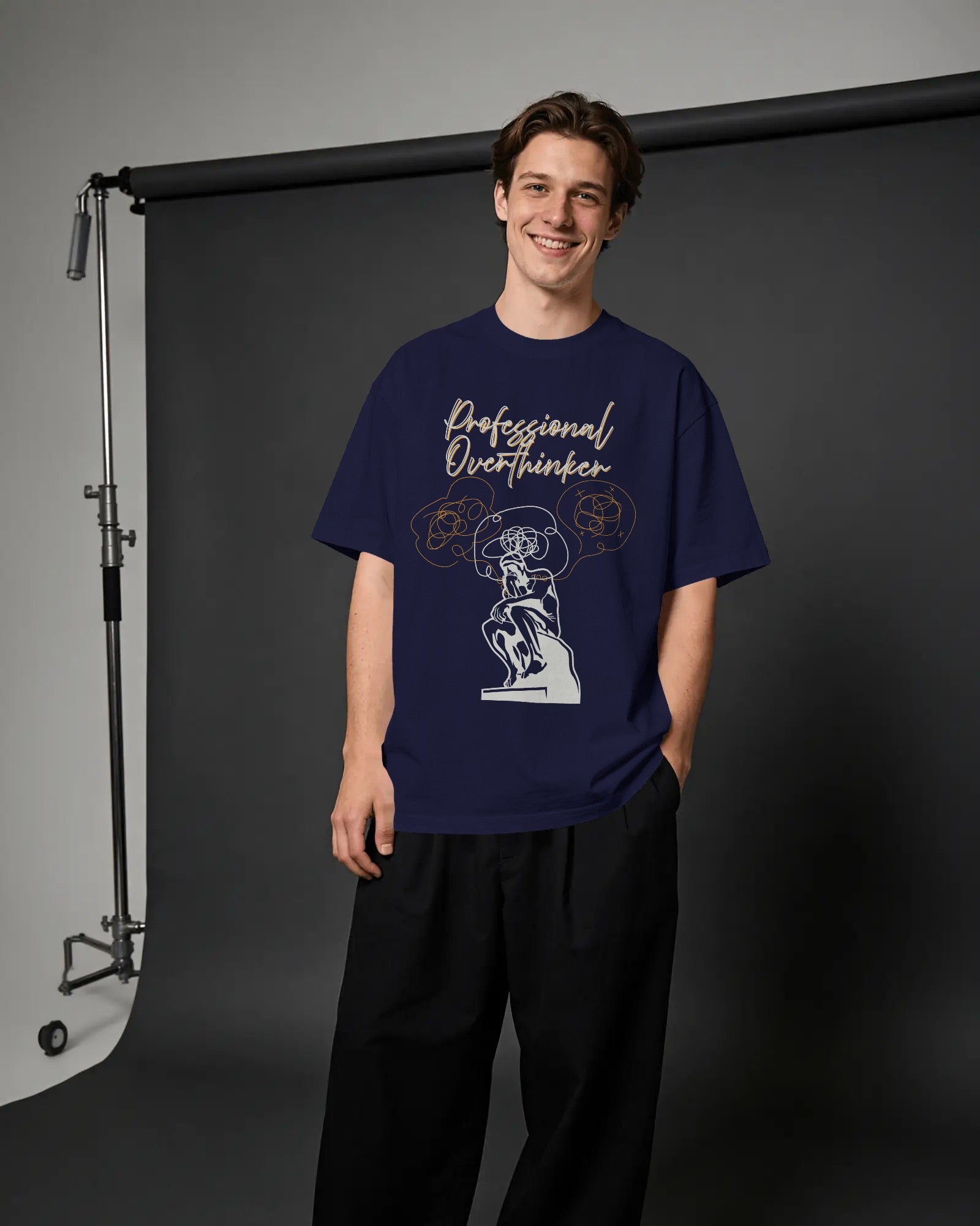 Overthinker Unisex Premium Oversized T-Shirt