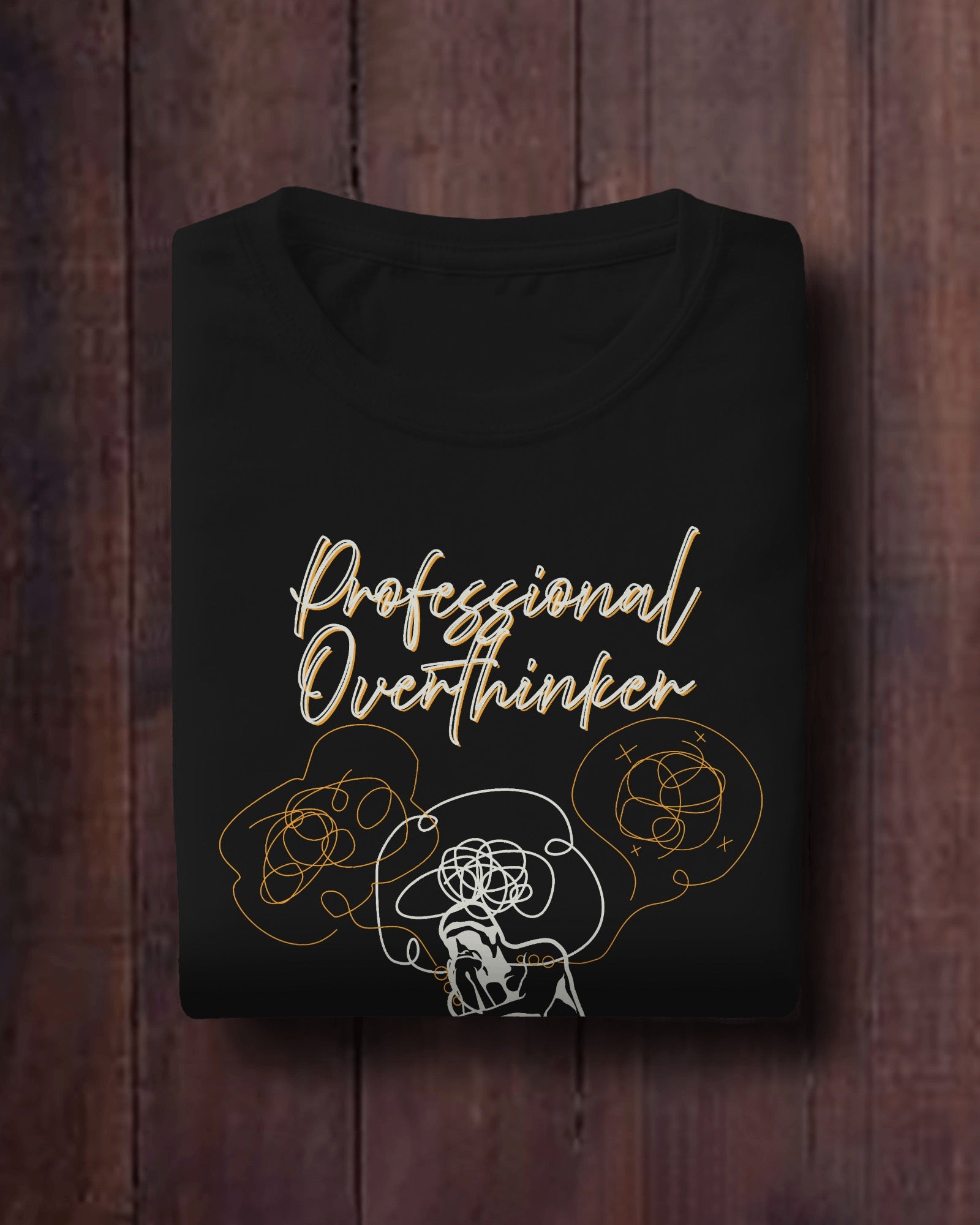 Overthinker Unisex Premium Oversized T-Shirt